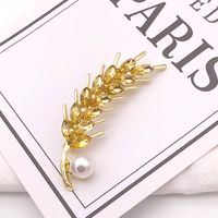 Fashion Cat Flower Butterfly Imitation Pearl Alloy Inlay Rhinestones Opal Women's Brooches sku image 17