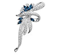 Fashion Cat Flower Butterfly Imitation Pearl Alloy Inlay Rhinestones Opal Women's Brooches sku image 18