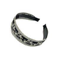 Retro Flower Cloth Lace Hair Band 1 Piece main image 3