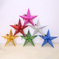Christmas Star Paper Party Hanging Ornaments 1 Piece sku image 1