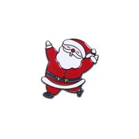 Cartoon-stil Weihnachtsmann Legierung Emaille Unisex Broschen main image 3