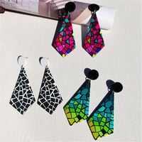 1 Pair Fashion Color Block Arylic Drop Earrings main image 1