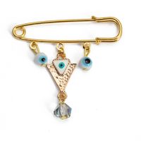 Simple Style Eye Alloy Plating Women's Brooches main image 5