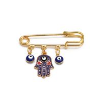 Simple Style Eye Alloy Plating Women's Brooches sku image 3