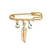 Simple Style Eye Alloy Plating Women's Brooches sku image 4