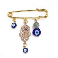 Simple Style Eye Alloy Plating Women's Brooches sku image 15