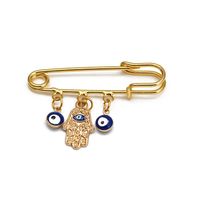 Simple Style Eye Alloy Plating Women's Brooches sku image 2