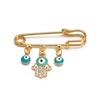 Simple Style Eye Alloy Plating Women's Brooches sku image 6