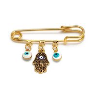 Simple Style Eye Alloy Plating Women's Brooches sku image 5