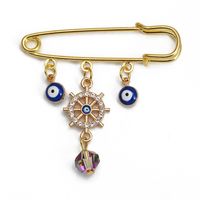 Simple Style Eye Alloy Plating Women's Brooches sku image 13