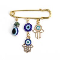 Simple Style Eye Alloy Plating Women's Brooches sku image 17