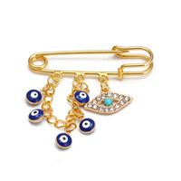 Simple Style Eye Alloy Plating Women's Brooches sku image 18