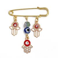 Simple Style Eye Alloy Plating Women's Brooches sku image 22