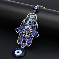 Fashion Eye Alloy Plating Rhinestones Pendant 1 Piece main image 5