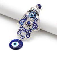 Fashion Eye Alloy Plating Rhinestones Pendant 1 Piece main image 6