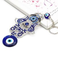 Fashion Eye Alloy Plating Rhinestones Pendant 1 Piece main image 3