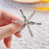 Fashion Flower Alloy Plating Inlay Artificial Gemstones Pearl Women's Brooches sku image 39