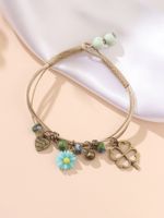 Fashion Daisy Alloy Rope Braid Women's Bracelets main image 6