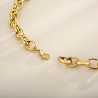 Fashion Heart Shape Titanium Steel Plating Hollow Out Inlay Zircon Bracelets Necklace main image 4