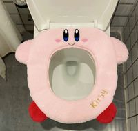 Cute Cartoon Plush Toilet Mat 1 Piece sku image 1
