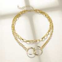 Fashion Star Heart Shape Alloy Plating Women's Layered Necklaces 1 Piece sku image 6