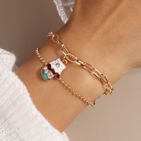 Fashion Christmas Tree Santa Claus Elk Alloy Women's Bracelets 1 Piece main image 7