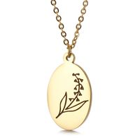 Mode Fleur Acier Au Titane Placage Pendentif 1 Pièce sku image 17