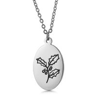 Mode Fleur Acier Au Titane Placage Pendentif 1 Pièce sku image 12