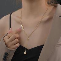 Fashion Cross Stainless Steel Pendant Necklace 1 Piece main image 5