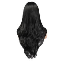 Women's Fashion Street High Temperature Wire Centre Parting Side Fringe Long Curly Hair Wigs main image 4