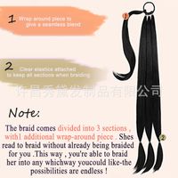 Women's Fashion Street High Temperature Wire Ponytail Wigs sku image 1