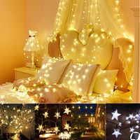 Christmas Romantic Star Snowflake Pc Party String Lights 1 Piece main image 3