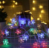 Christmas Romantic Star Snowflake Pc Party String Lights 1 Piece sku image 122