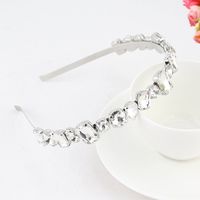 Fashion Flower Alloy Plating Inlay Artificial Gemstones Pearl Hair Band 1 Piece sku image 43