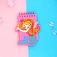 Pvc Soft Rubber Cover Coil Loose-leaf Notepad Creative Cartoon Notebook Portable Notepad Wholesale sku image 8