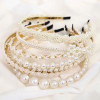 Fashion Geometric Cloth Pearl Hair Band 1 Piece main image 3