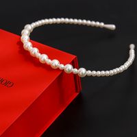 Fashion Geometric Cloth Pearl Hair Band 1 Piece sku image 2