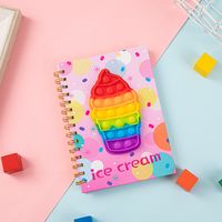 Cute Cartoon A5 Notebook Silicone Cover Squeeze Notepad sku image 2