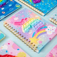Cute Cartoon A5 Notebook Silicone Cover Squeeze Notepad main image 5