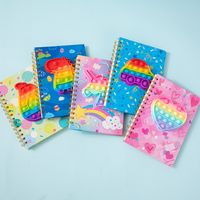Cute Cartoon A5 Notebook Silicone Cover Squeeze Notepad main image 2