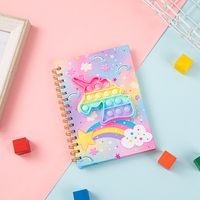 Cute Cartoon A5 Notebook Silicone Cover Squeeze Notepad sku image 1