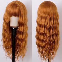 Women's Fashion Street High Temperature Wire Bangs Long Curly Hair Wigs main image 3