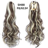Women's Sweet Daily High Temperature Wire Long Curly Hair Wigs sku image 32