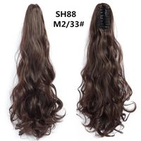 Women's Sweet Daily High Temperature Wire Long Curly Hair Wigs sku image 40