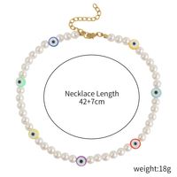 Sweet Cartoon Artificial Pearl Soft Clay Beaded Women's Necklace sku image 4