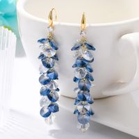Fashion Water Droplets Heart Shape Crystal Plating Women's Drop Earrings 1 Pair main image 3