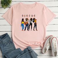 Simple Style Characters English Print Casual T-shirt main image 5