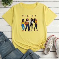 Simple Style Characters English Print Casual T-shirt main image 6
