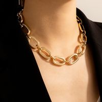 Hip-hop Simple Short Thick Chain Single-layer Necklace Wholesale sku image 7
