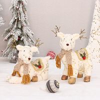 Christmas Cute Elk Cloth Polyester Party Ornaments 1 Piece main image 3